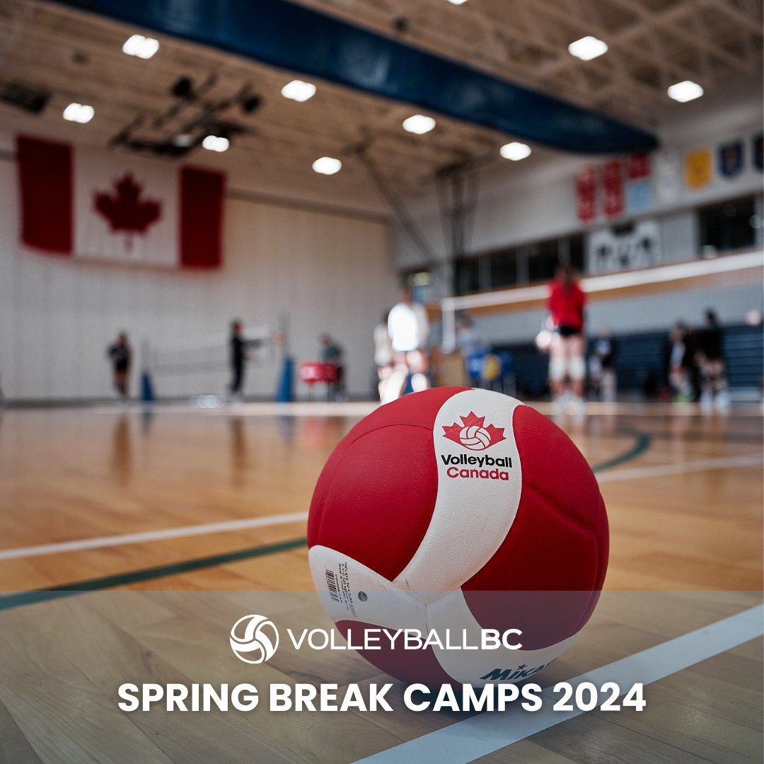 VolleyballBC is hosting Spring Break Camps across the province for ages 8-18 in the Lower Mainland, Okanagan, Northern British Columbia, Fraser Valley, and Vancouver Island. Camps will be running from March 18th to 29th, 2024. 📅 Click here to register: volleyballbc.org/youth-programs/