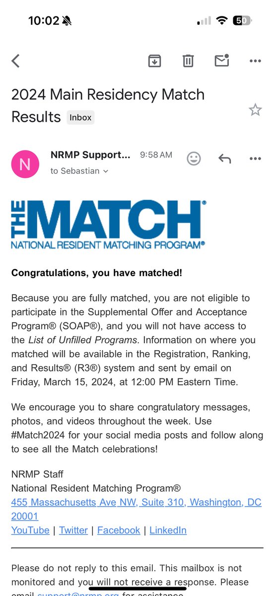 I’m going to be an anesthesiologist 🤩#Match2024