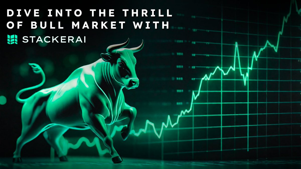 The bull run is here, experience it with us. Where opportunity meets precision. Let our technology navigate the volatility, securing profits while managing risk and emotions for you.  
 
It's not just trading, it's smart investing made possible by @stackerAIERC.