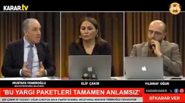 Istanbul Deputy Mustafa Yeneroglu:
People have been put in prisons for years even though they are innocent. There are countless children whose parents are in prison.

If you have no intention of returning to the rule of law,

@JBI_HumanRights

OHAL DevamEdiyor....