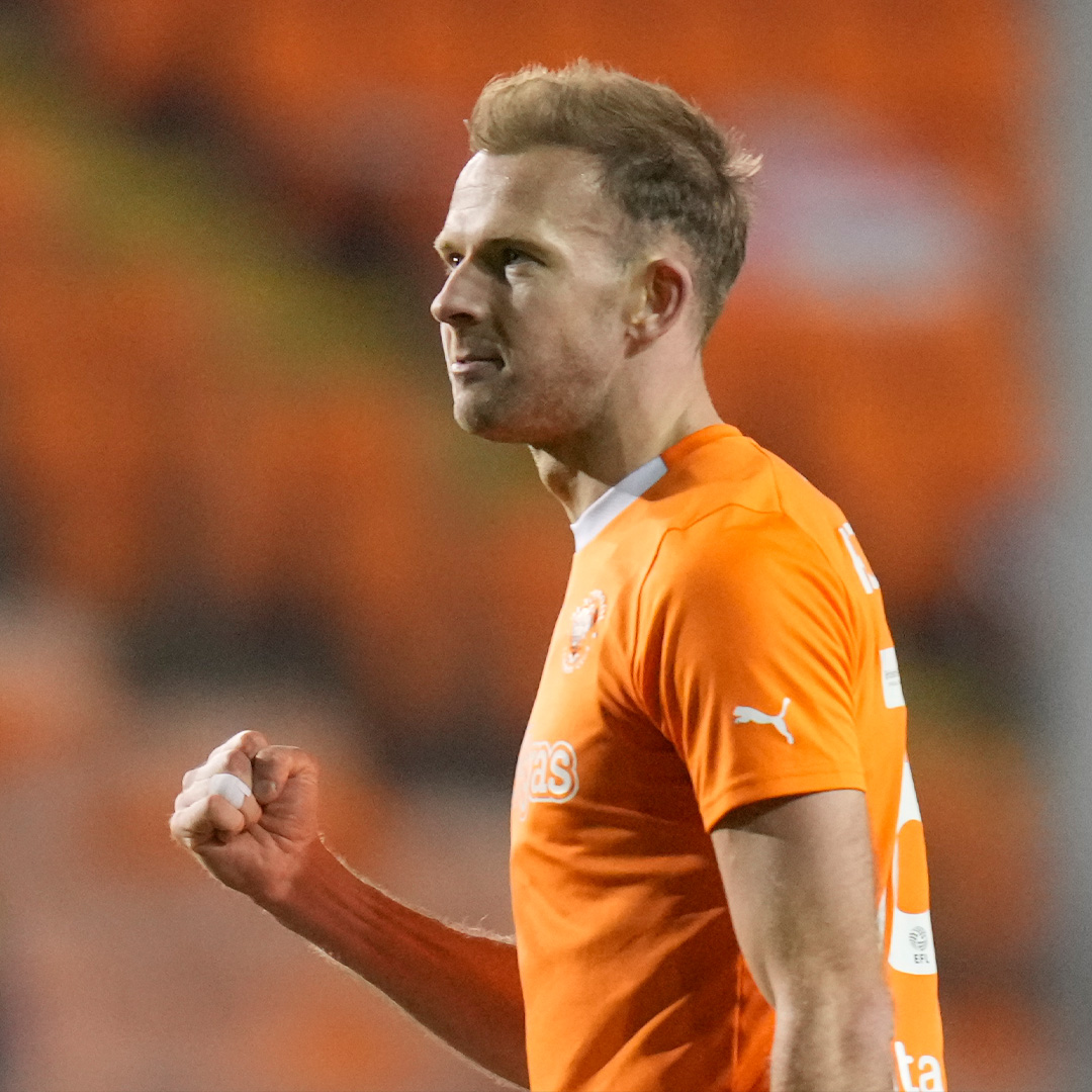 BlackpoolFC's tweet photo. Jordan Rhodes has had his three-match suspension overturned following a successful appeal by the Club after his red card in Saturday's match against Portsmouth.

🍊 #UTMP