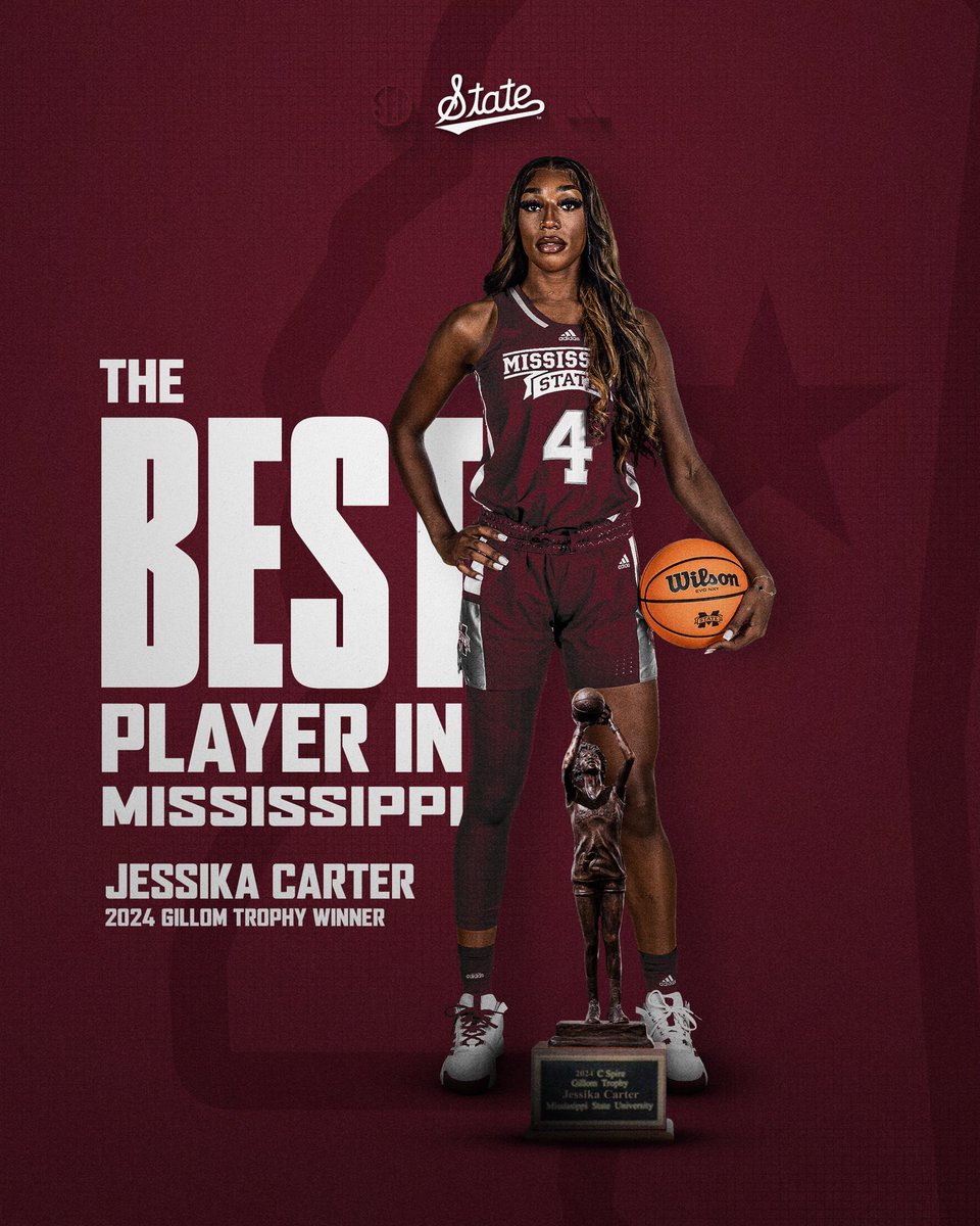 Jessika Carter. Best in the 𝐒𝐓𝐀𝐓𝐄. 

#HailState🐶