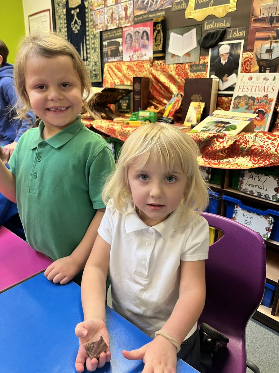 ASCAuckley's tweet photo. Another yummy Messy Monday. The children enjoyed Mrs Cerenko’s homemade Fudge. It was a thumbs up all round https://t.co/EzzKkOjP8l