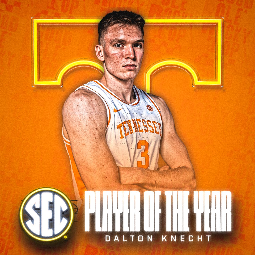 2024 #SECMBB Player of the Year

🟠 Dalton Knecht, <a href="/Vol_Hoops/">Tennessee Basketball</a> 

🔗 secsports.social/mbb-awards24