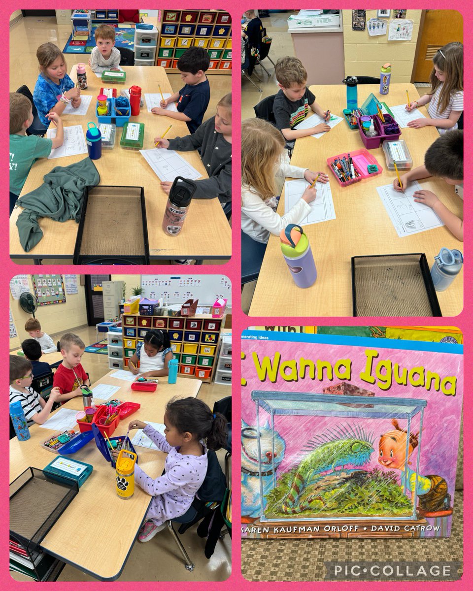 KatieNovosel's tweet photo. @Schoolwide writing time in @Ms_Cunningham58 kindergarten! Students wrote about pets👏 #dg58pride #LEchoosesHAPPY https://t.co/0K56waRQ3C