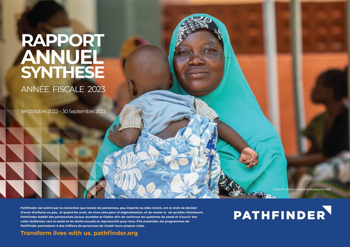 Ravie de vous annoncer que le Rapport 2023 de @PathfinderInt #BurkinaFaso 🇧🇫 est désormais disponible en Français. Vous pouvez télécharger la version PDF sur ce lien : bit.ly/3v6fWt6