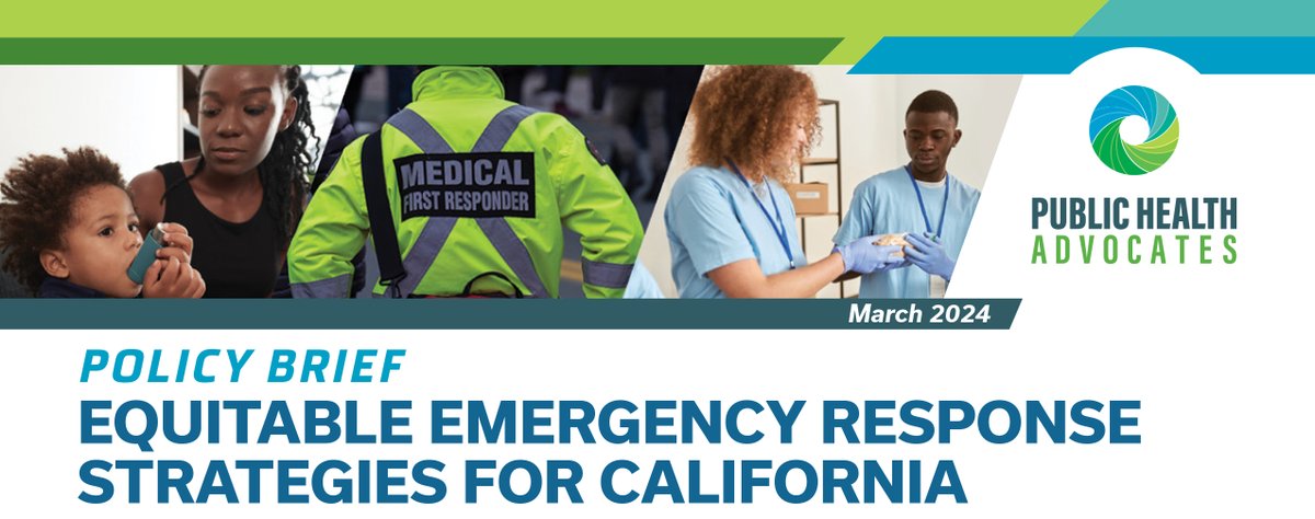 📢 Our Emergency Resiliency Project has published a policy brief with ways to mitigate the outsized harm experienced by marginalized communities during emergencies. We must ensure resources and investments reach communities facing the most harm. 🔗bit.ly/policybrief-ERP