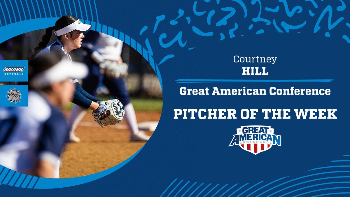 Courtney Hill is the GAC's Pitcher of the Week for the second time this season! <a href="/SWOSUSoftball/">SWOSU Softball</a>