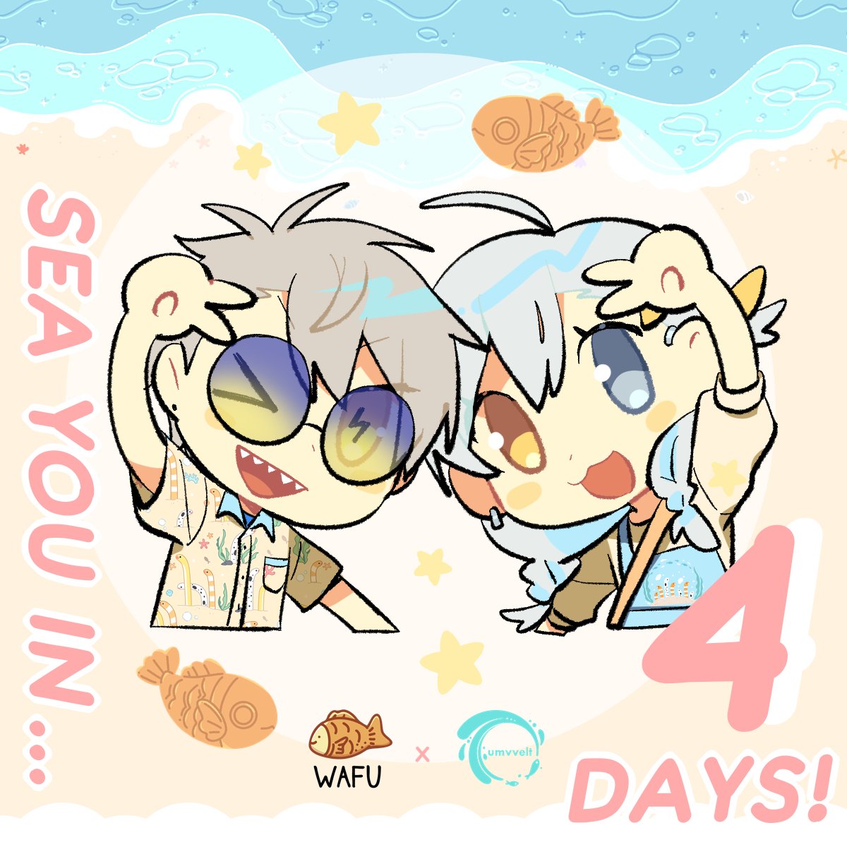 🐟 4 DAYS UNTIL WAFU x UMVVELT POP-UP EVENT! 🌊 #umvveltpopupcollab2024