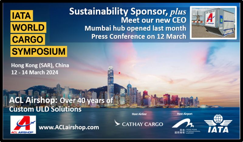 ACL Airshop is seeing numerous Customers and other industry colleagues in Hong Kong this week. Drop by to see us!  #ACLairshop #AirFreight #IATAWCS #Logistics #Aviation #FindMyULD #AirCargo #HighPerformanceCulture #ULD