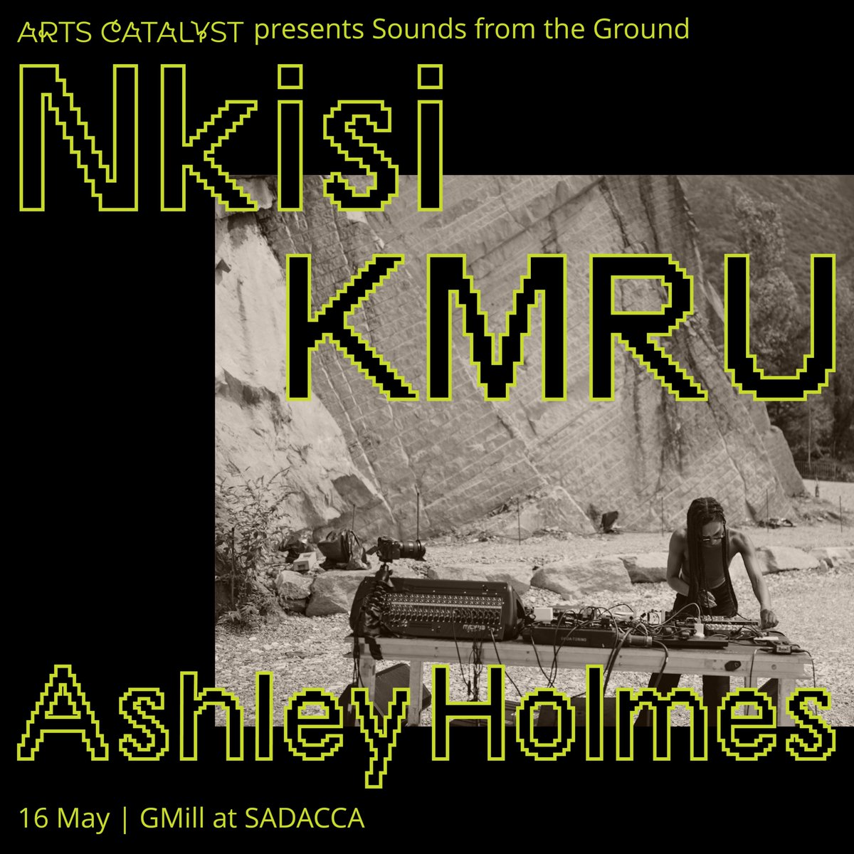 We are thrilled to announce the next Sounds from the Ground with @nkisiii @joseph_kamaru and @ashleyholmes__ Join us on 16 May for a hypnotic evening of live electronic music at @sadaccawicker with sound by Sinai Sound. Early Bird tickets on sale now! bit.ly/3V9AqvP