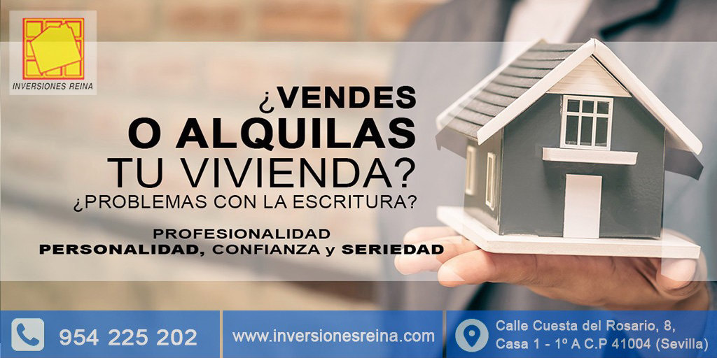 InverReina's tweet photo. PROFESIONALES INMOBILIARIOS CUALIFICADOS EN SEVILLA ☺

📎 Inversiones Reina Inmobiliaria, Personalidad, Confianza, Seriedad. Consúltenos aquí… 

👉 https://t.co/Lx2uTbysiJ

#pisos #alquiler #venta #inmobiliaria #Sevilla https://t.co/S4Mpj731Sw