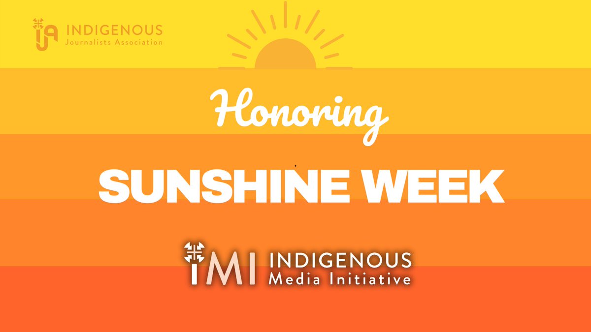 🛡Tribes have sovereignty to protect #PressFreedom &amp; #FreedomOfInformation. Some do but most don't. The <a href="/IndigenousJA/">Indigenous Journalists Association</a> FOIA &amp; FoP pages (more links at the bottom) have some of the best #TurtleIsland examples ☀️ #SunshineWeek <a href="/spj_tweets/">Society of Professional Journalists</a> @BrechnerCenter  - tinyurl.com/3678s4ps