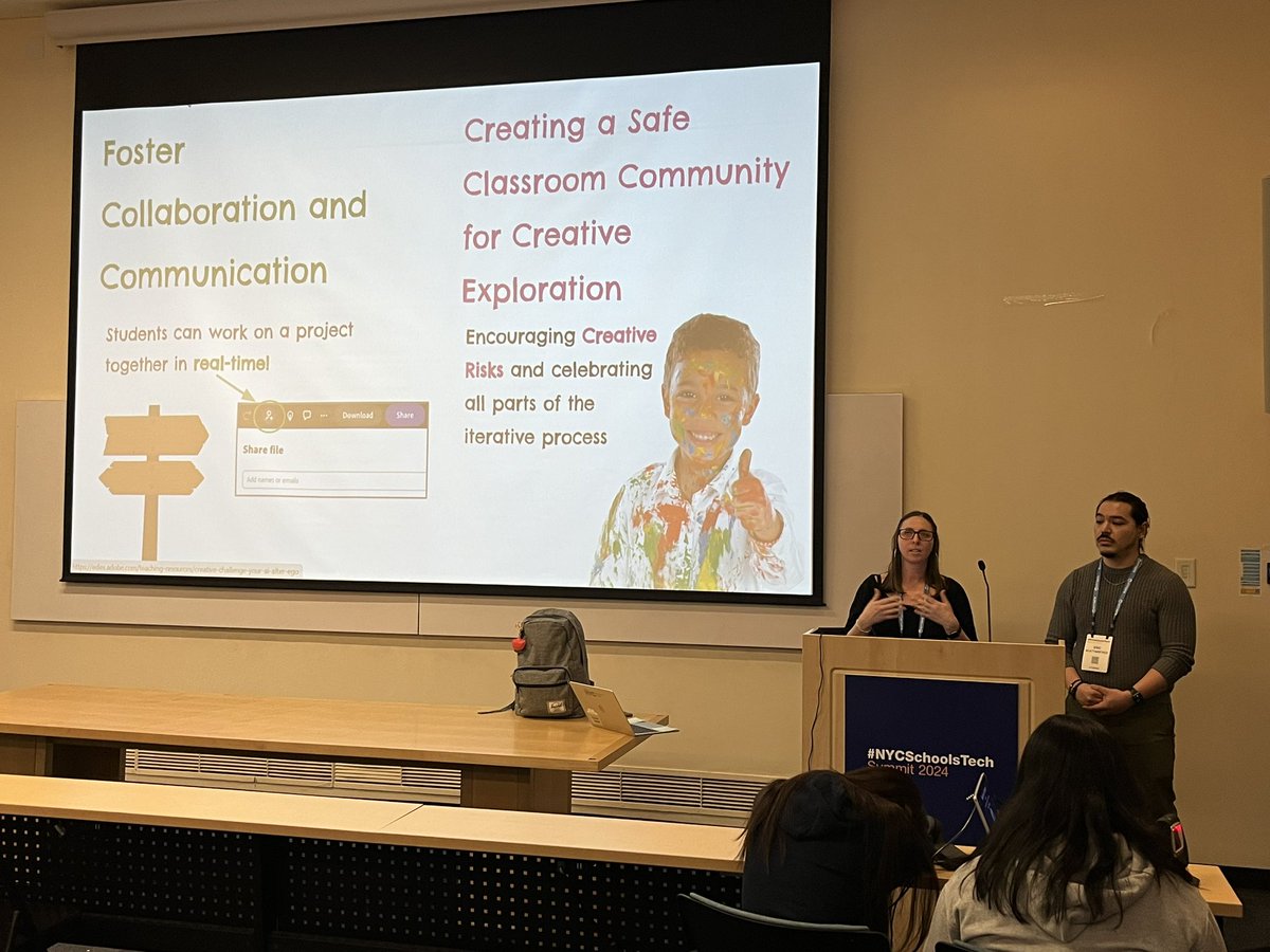 Cindy Wong (@techwithcindy) on Twitter photo Bring creativity to the classroom using #AdobeExpress. Great session presented by <a href="/K_AMcG/">Kerry McGarvey</a> and <a href="/ScattTeaches/">Eric Scattaretico</a> at #NYCSchoolsTech Summit! 🎨🖌️ Bring creativity to the classroom using #AdobeExpress. Great session presented by <a href="/K_AMcG/">Kerry McGarvey</a> and <a href="/ScattTeaches/">Eric Scattaretico</a> at #NYCSchoolsTech Summit! 🎨🖌️