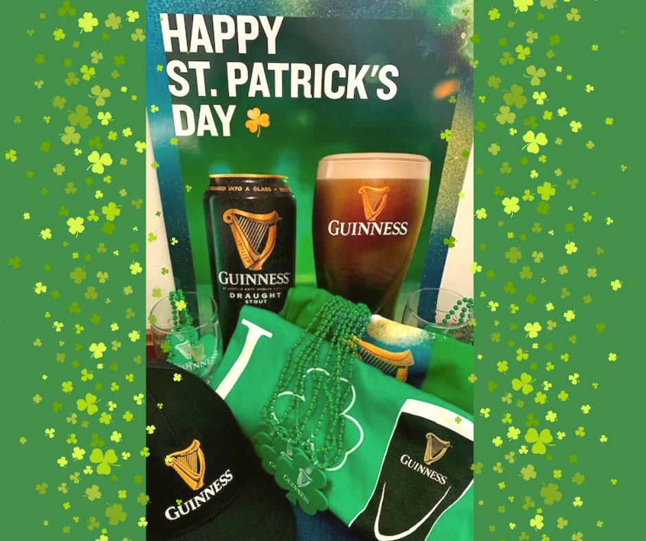 Who wants to win some St. Patrick's Day swag?! Were giving away two Guinness shirts, two Guinness glasses, a Guinness baseball hat, and lots of beads!

To Enter:
☘️ Like this photo
☘️ Like/Follow Erie Beer Company
☘️ Tag who you will be celebrating with!

Must be 21+