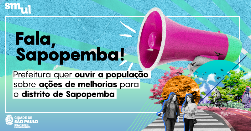 smul_sp's tweet photo. Nova Consulta Pública no ar!!!
A @prefsp quer ouvir você, morador da zona leste, a respeito das melhorias para região que abriga o Terminal Sapopemba.
Acesse e confira: https://t.co/chFssVoGc8
#smulsp #urbanismoelicenciamento #prefsp #saopaulo #urbanismo #sapopemba #zonaleste https://t.co/YvconUYgr6