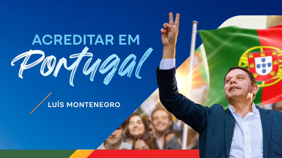 Os Portugueses escolheram a Mudança. De PM, de Governo e de políticas. Obrigado pela confiança e por terem viabilizado um governo da AD nas urnas. Da nossa parte, não falharemos a Portugal.