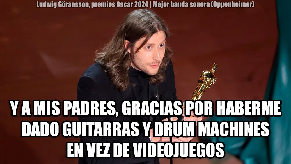 ¿Acaso son excluyentes? Me pregunto cómo se sentirán sus colegas compositores de videojuegos... Siendo mi 'misión' lograr que la gente aprecie la música de los juegos como cualquier otra música, no pude evitar quedarme con un gusto amargo tras esta declaración en los #Oscars