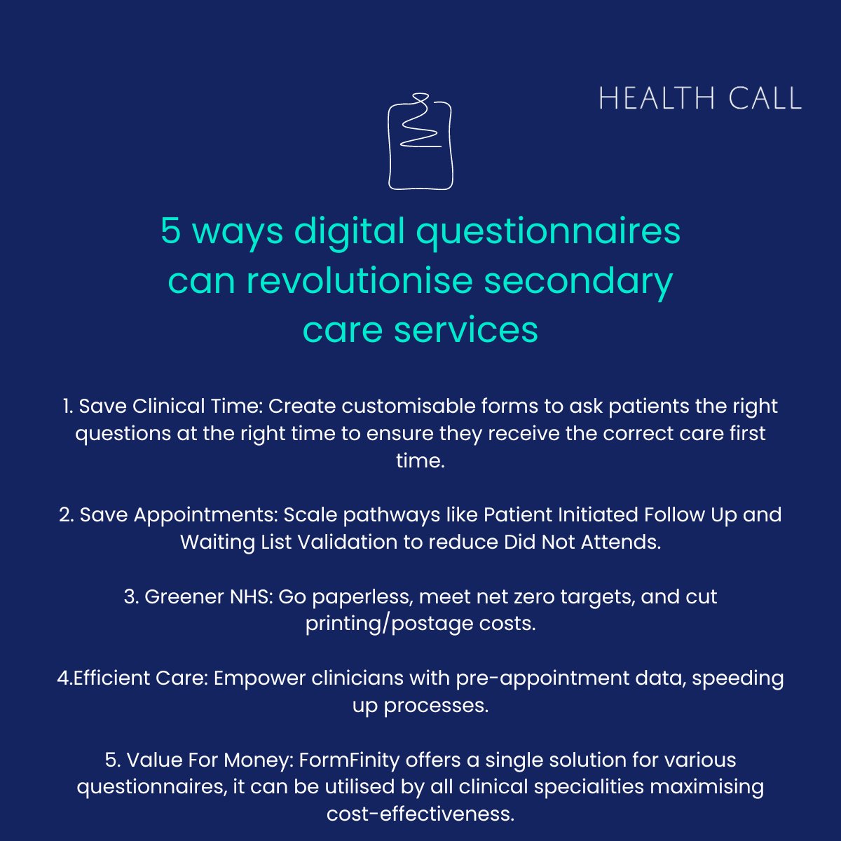 NHS Trusts are using digital questionnaires to maximise efficiencies and drive down operational costs. Here's five ways our digital questionnaire solution, FormFinity, can transform service delivery and patient care.👇 Find out more:zurl.co/edna #HealthTech #NHS