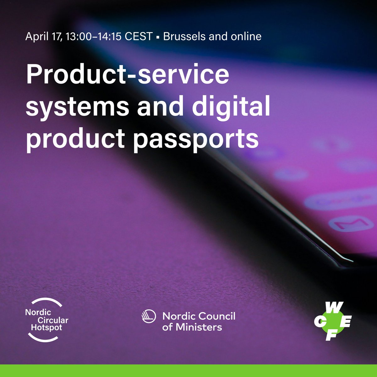Nordic Circular Hotspot (@hotspotnordic) on Twitter photo Join us as we explore Product-Service Systems and the soon-to-be-required Digital Product Passports as means to pave way for circular business and sustainable consumption in the Nordics. Learn more at #WCEF2024 Accelerator by NCE & <a href="/SitraFund/">Sitra</a> 👉 Register:
nordiccircularhotspot.org/events/wcef202… Join us as we explore Product-Service Systems and the soon-to-be-required Digital Product Passports as means to pave way for circular business and sustainable consumption in the Nordics. Learn more at #WCEF2024 Accelerator by NCE & <a href="/SitraFund/">Sitra</a> 👉 Register:
nordiccircularhotspot.org/events/wcef202…