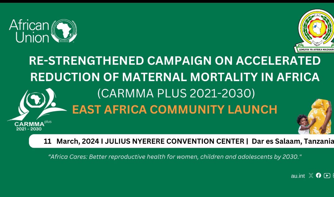 Did you know? @CARMMAfrica Plus campaign for #EAC was launched today in Dar es Salaam. Inspiring Leadership Roundtable on #RMNCAH experience & good practices towards achieving zero preventable #MaternalDeaths 🇧🇮🇰🇪🇷🇼🇹🇿🇺🇬 📍EAC #ECDConference2024 @UNFPA_ESARO @UNFPAELO