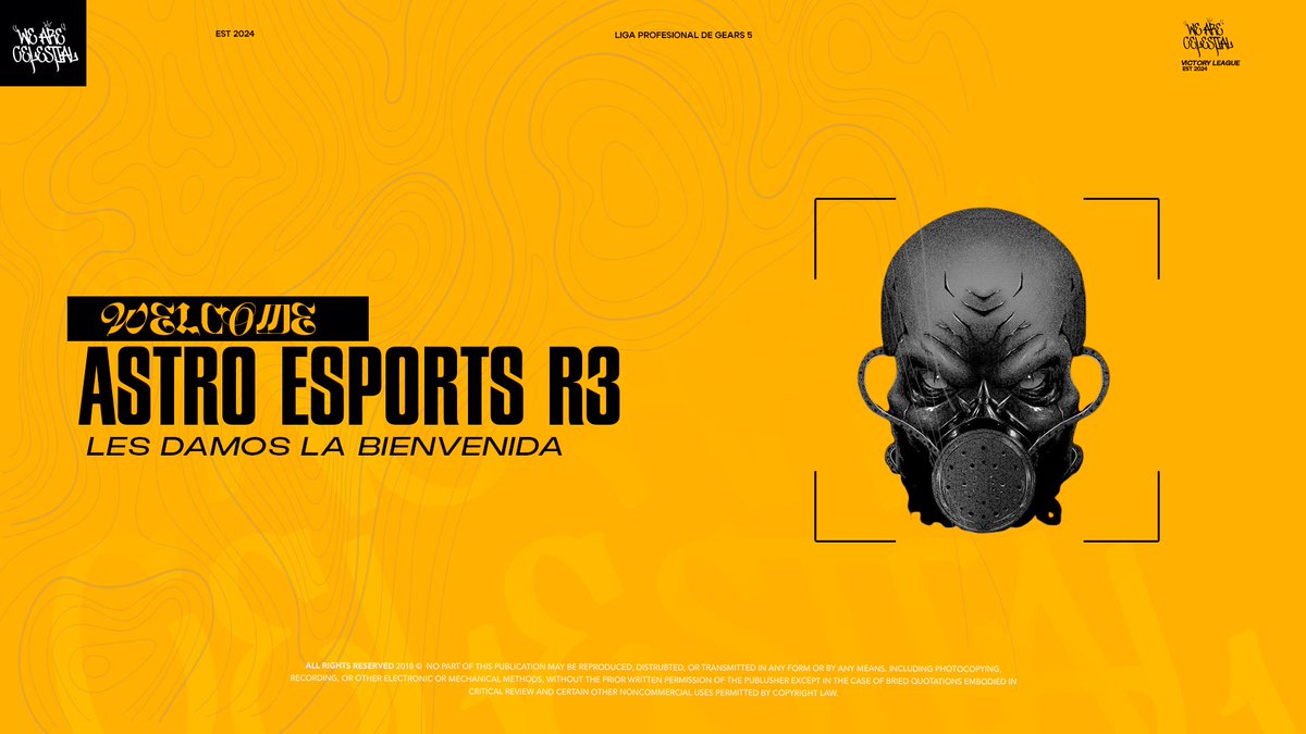 Celestial Victory League (@celestial_vl) on Twitter photo Agradecemos el apoyo a nuestra primer etapa.
Comenzamos nuestra Pretemporada con grandes equipos. ๐๐
Bienvenido Astro Esports R3
<a href="/AstroE_Sports/">Astro Esports</a>
Esperamos que tu estancia en nuestra Liga sea de las mejores.
Gears Of War 5 ๐ฎโฅ๏ธ Agradecemos el apoyo a nuestra primer etapa.
Comenzamos nuestra Pretemporada con grandes equipos. ๐๐
Bienvenido Astro Esports R3
<a href="/AstroE_Sports/">Astro Esports</a>
Esperamos que tu estancia en nuestra Liga sea de las mejores.
Gears Of War 5 ๐ฎโฅ๏ธ