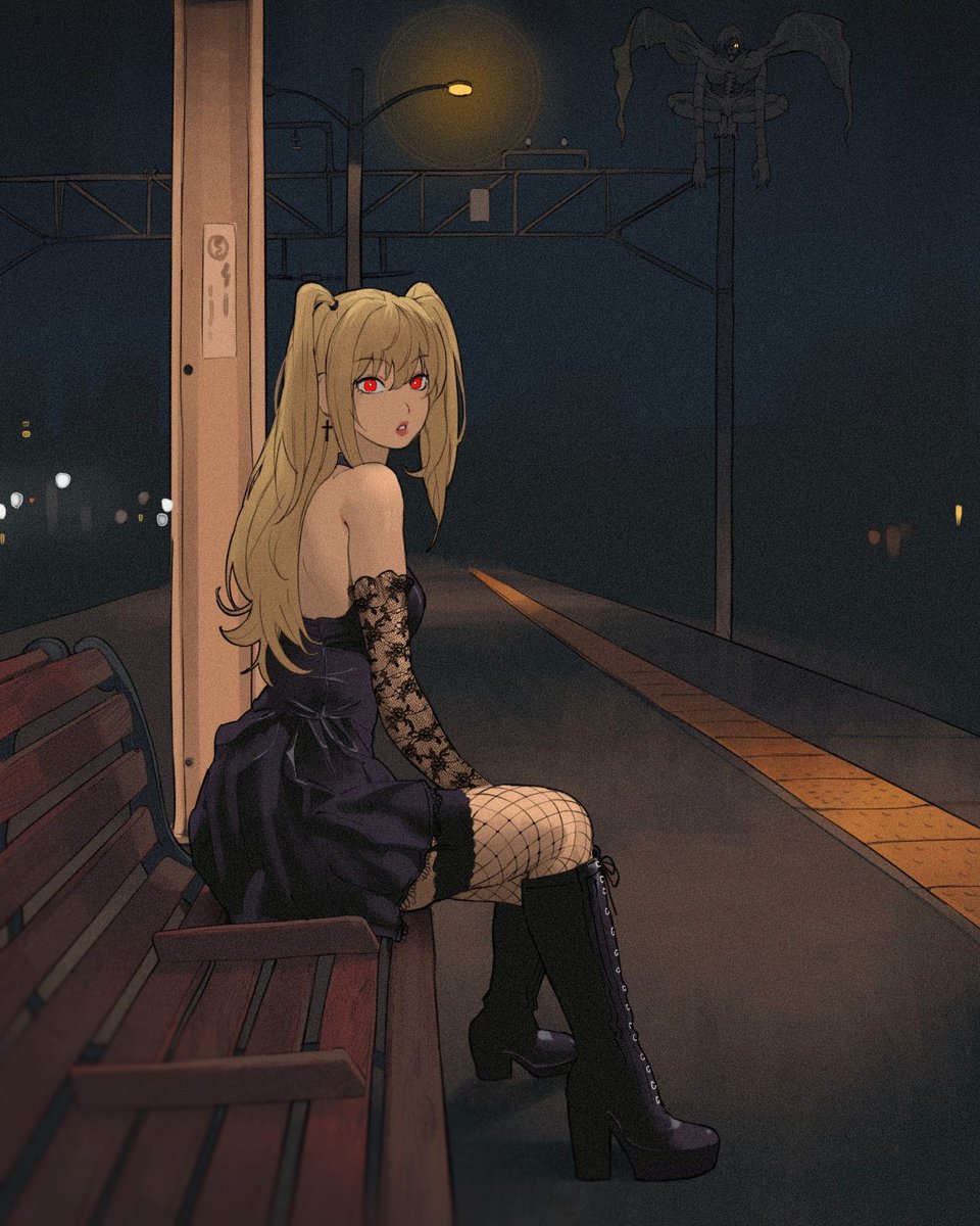 90sPiictures's tweet photo. Misa Amane illustration. https://t.co/Efvd05s95B
