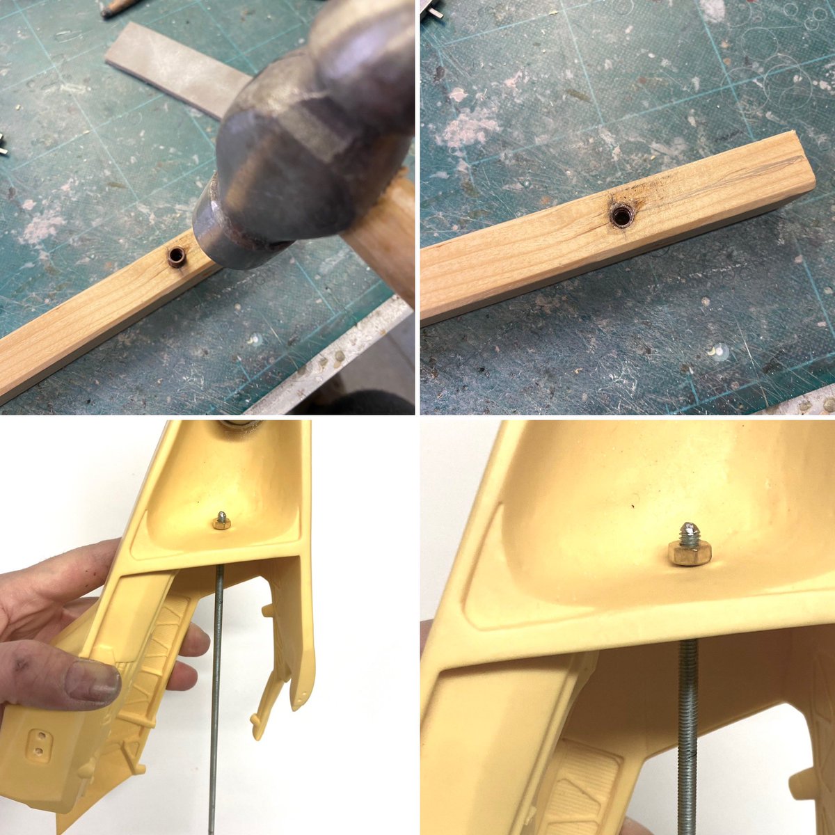 Kallamity1's tweet photo. WSC Jagd Mirage TT
Part. 7 
To safely and properly handling these big parts during painting, i found this solution. Having great time!

#FSS_jp #FSS_eu #FSS_  #JagdMirage #TheFiveStarStories #MamoruNagano #ボークス https://t.co/u53fJPspju