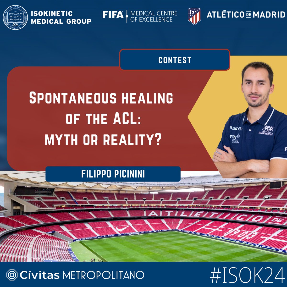 Filippo Picinini (@filippopicinini) on Twitter photo Excited to be presenting at the <a href="/footballmed/">Isokinetic Conference</a> conference this May in Madrid.
Thanks <a href="/IsokineticMed/">Isokinetic</a> for this fantastic opportunity and hope to see you all in Madrid 🇪🇸. #isok24 Excited to be presenting at the <a href="/footballmed/">Isokinetic Conference</a> conference this May in Madrid.
Thanks <a href="/IsokineticMed/">Isokinetic</a> for this fantastic opportunity and hope to see you all in Madrid 🇪🇸. #isok24