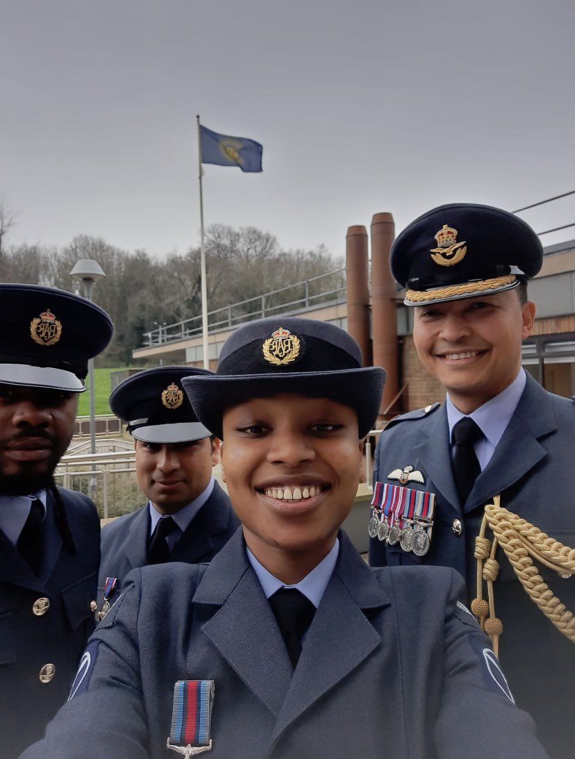 Group Captain Fred Wigglesworth, @StnCdrRAFMarham was joined by personnel from @RAF_Marham to attend the Commonwealth Flag Raising Ceremony at County Hall in Norwich today