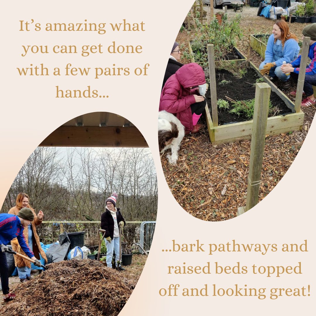 Are you free on Friday mornings to come and lend a hand too? Join us at our open garden session at Butterley on Fridays 10am-12pm!