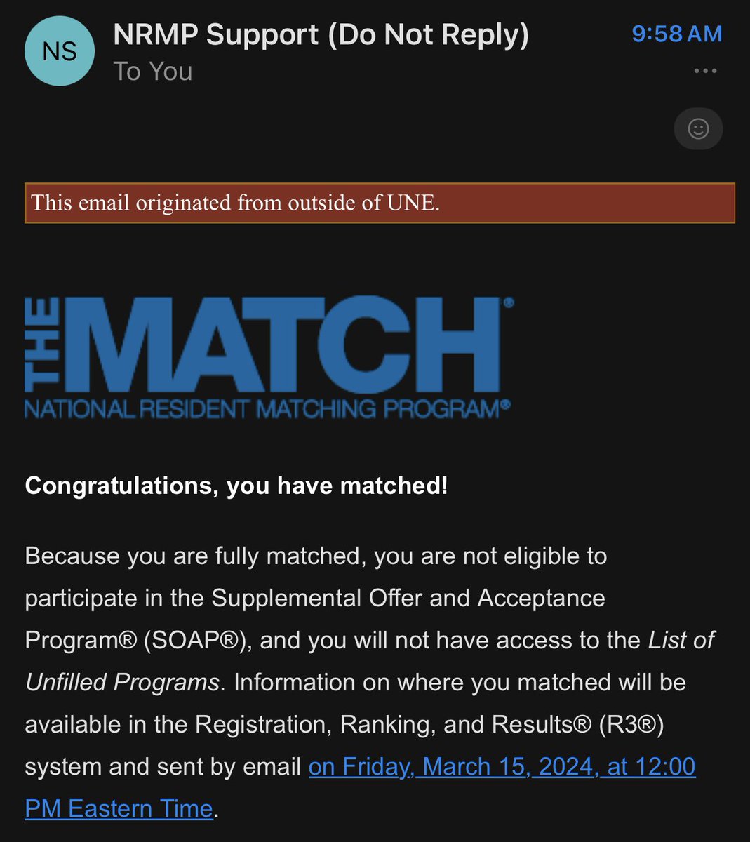 So happy to be part of the #physiatry family! Looking forward to meet all my future colleagues!! 
 
#Match2024 #pmr #MedTwitter