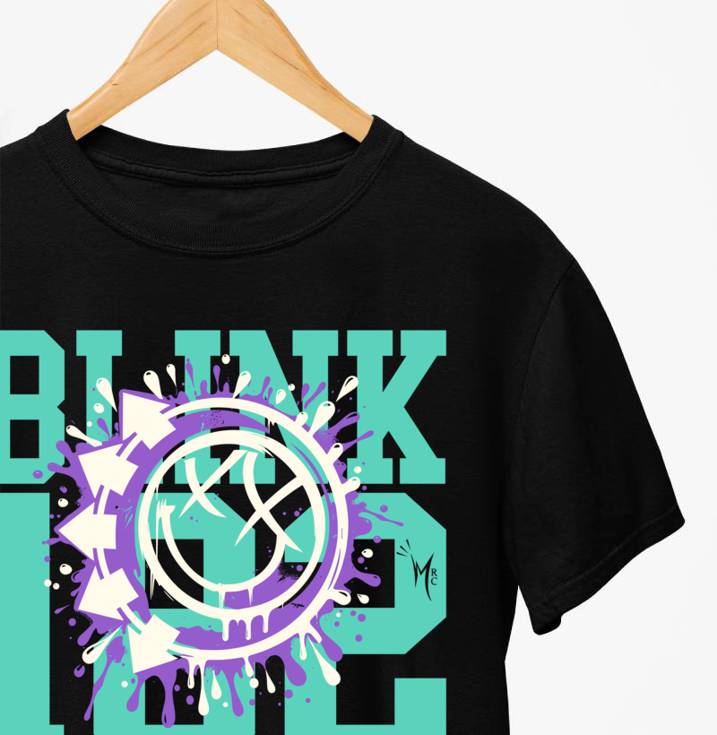 CeloRaza's tweet photo. Fala galera BLINKER! 
Desenhei umas estampas pra galera que vai colar no LOLLAPALOOZA ver o blink-182 no estilo! Vai ficar no ar por poucos dias! 
https://t.co/nzBBSGyxJ8 https://t.co/lHWjdRV3c9