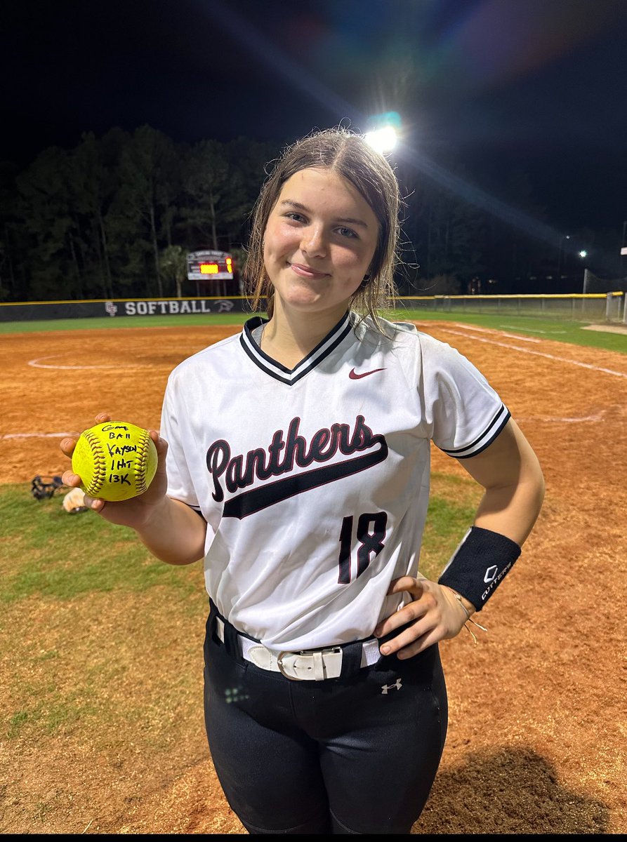 I’m so proud of this team! We came together and got a big win against Waccamaw on Thursday. I pitched 7 scoreless innings, only gave up 1 hit and had 13 strikeouts. I can’t wait to get back out there with my team today when we take on Ashley Ridge.