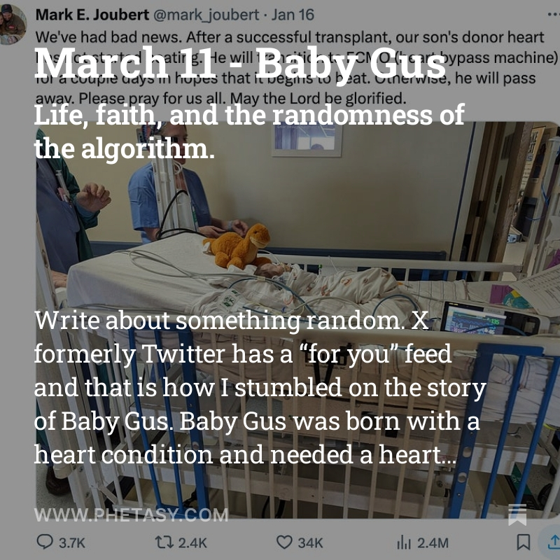 #WriteClub is back and I wrote about Baby Gus.
phetasy.com/p/march-11-bab…