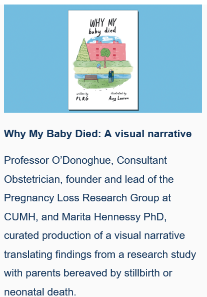 PregnancyLossIE's tweet photo. Many thanks to Dominic &amp; Elizabeth @IrishHospice for including #WhyMyBabyDied in the latest issue of the Arts &amp; Cultural Engagement at Irish Hospice Foundation Newsletter 

🔗 IHF: https://t.co/GwO2Zk0t8q

🔗 PLRG: https://t.co/xxtOHJh2pI

#IHFseeds #GraphicMedicine @creativeirl https://t.co/EIQu20980d