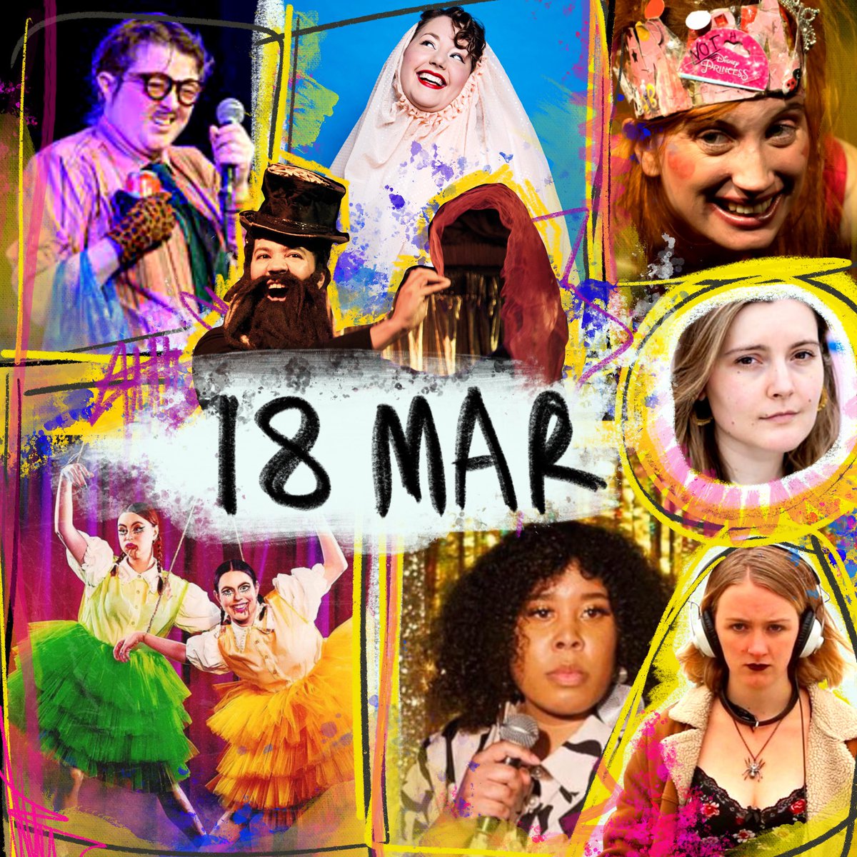 One week today! Book those tickets you cowards!!!! 

#sketchcomedy #linkinbio