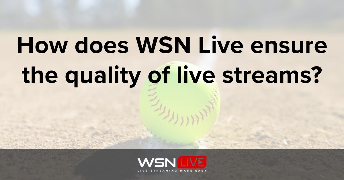 WSN_Live's tweet photo. WSN provides top-grade equipment designed to work together seamlessly and broadcasts over the most reliable data networks. This approach minimizes glitches, lag time, and other common streaming issues. https://t.co/SiX55UZHvP