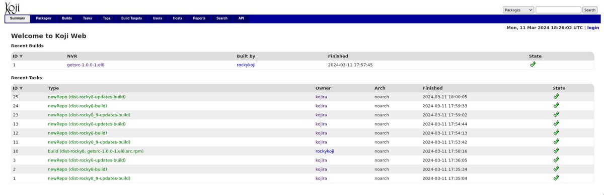 maxinehayes90's tweet image. I&apos;m getting Oela Box close to release. I want to make sure the Koji server can accept build jobs after provisioning, so far I&apos;ve automated almost the whole process and it&apos;s working as intended.

The Rocky Linux dist tags and such are temporary.

#OpenELA #linux