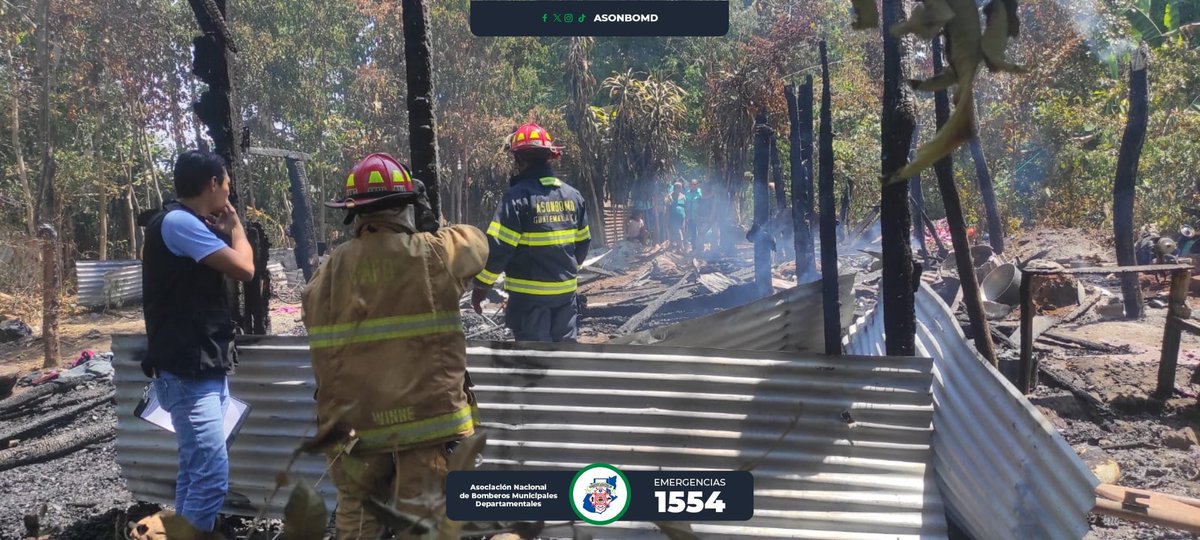 AMPLIANDO INFORMACIÓN||

Campamento Chuatuj, Coatepeque Quetzaltenango, hermanas gemelas de tres años de edad fallecen en un incendio en una vivienda,<a href="/ASONBOMDGT/">ASONBOMD GUATEMALA</a> tras sofocar las llamas localizan a las menores  por lo que se coordina. A personal de la PNC y MP.