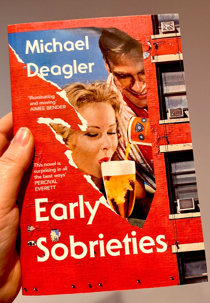 #BookMail Apologies for late tweet but this Jewell of a book came through my door on Saturday a huge thank you to @marielouisespp and @HutchHeinemann for this wonderful proof of #EarlySobrieties by @MichaelDeagler out 27th June and definitely one to keep your eye out for.