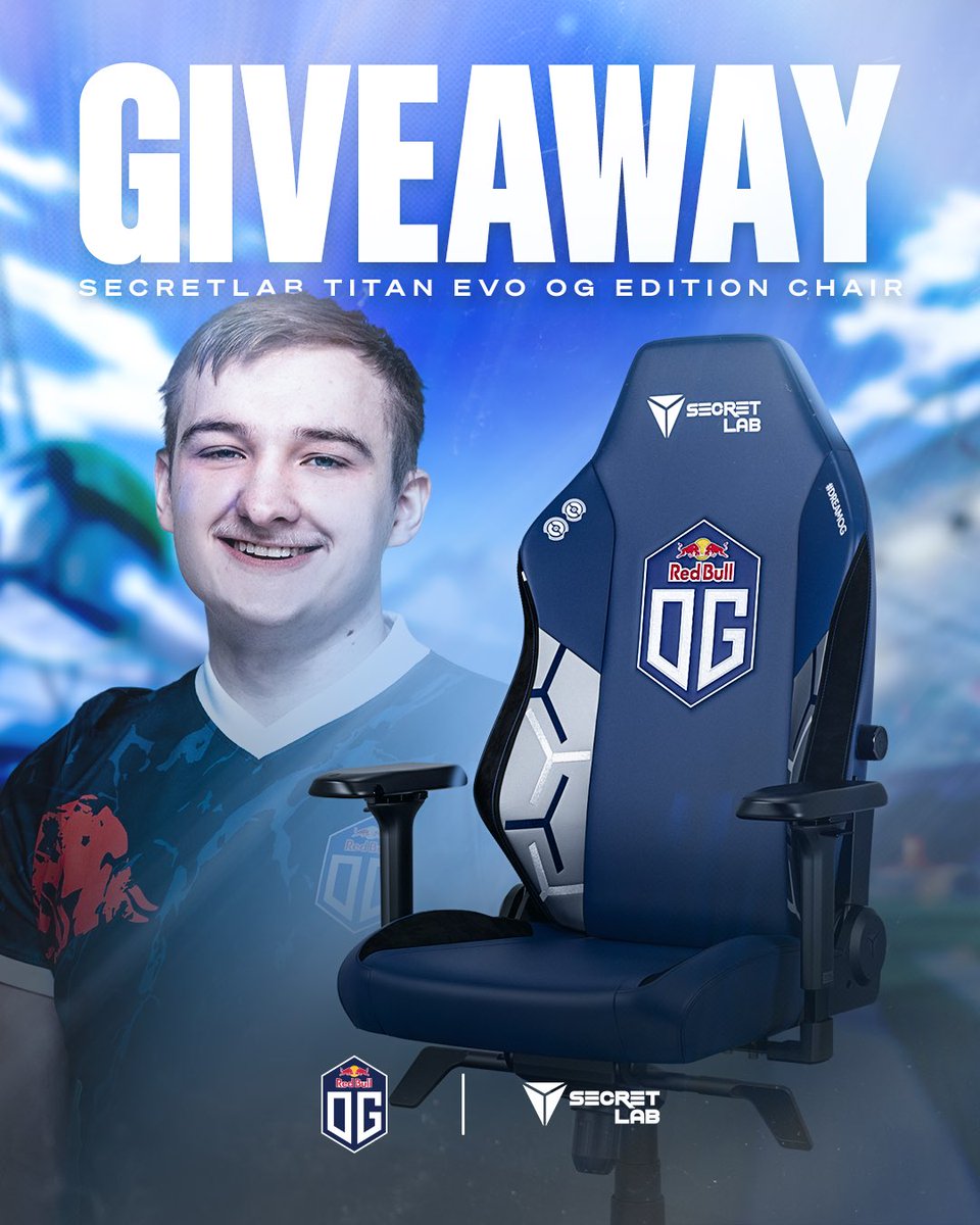 I’m giving away a Secretlab TITAN Evo OG Edition! All you’ve got to do is RT this post and follow me, @OGesportsRL, and @secretlabchairs. Good luck 🙏