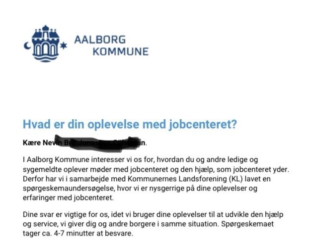 NevinPevin's tweet image. Nu skal i høre, Aalborg Kommune. Jeg har faktisk ikke noget godt at sige om jeres 9 års fastholdelse i ingenmandsland inden jeg fik flexjob. Nu hvor JEG HAR mit flexjob, så er det en helt anden venlighed man møder i JC. 
Jeg skal nok udfylde spørgeskemaet grundigt 😁
