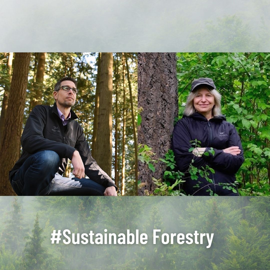 UBCBioProducts's tweet photo. Dr. Dominik Roeser and @DrSuzanneSimard are leading innovative research at #UBC's Research Forest to improve #forest #biodiversity and #health.🌿 By employing #selectiveLogging and advanced techniques in coastal Douglas-fir forests, their efforts not only foster more vibrant ecosystems but also enhance #carbonCapture. ♻️🌱🌍
👉Explore how their work contributes to more #sustainable #forestry practices by clicking the link: https://t.co/c20im6dqN1