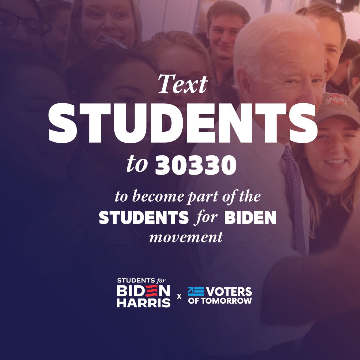 President Biden and Vice President Harris have fought for students across the country. 

Now it’s our turn for us to fight for them. Join #StudentsForBiden24.