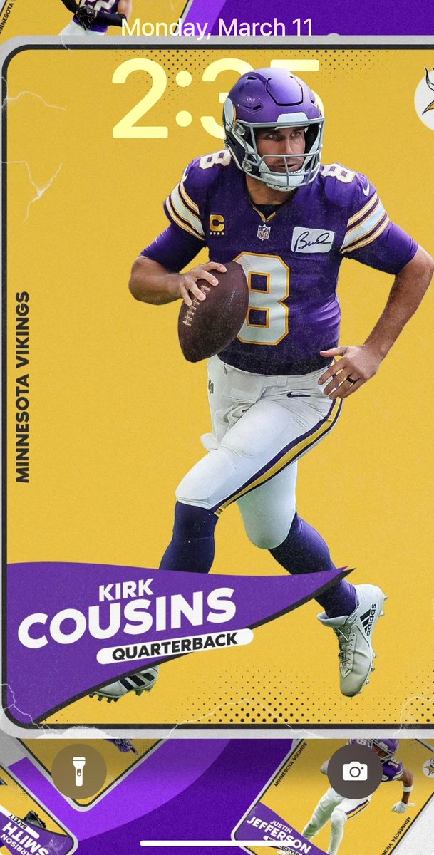 Digital_linus's tweet photo. Goodbye Kirko. Thank you for everything and all the memories. You will be incredibly missed 😔#idontlikethat #Skol @KirkCousins8 @NFL @Vikings https://t.co/zFP7LuJHuT