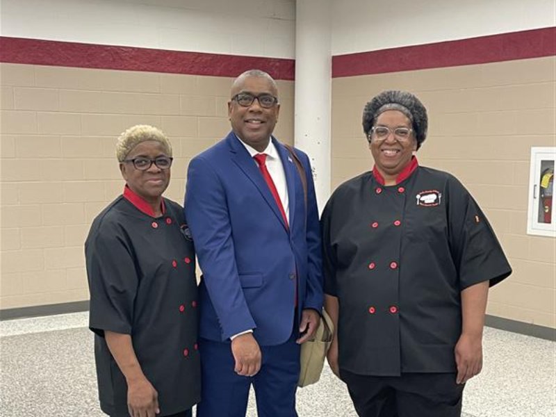 On last Thursday, 3/7, Dr. Kenneth Spells shared the Hoke County Renaissance at the Meet and Greet which included his Vision and Mission for Hoke County Schools. Spells, states 'Every decision we make, from the boardroom to the classroom, is about students.'