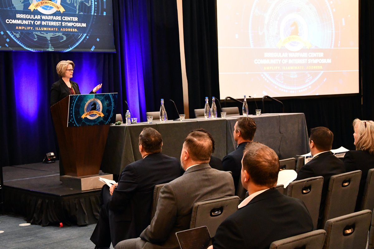 IrregularWarCtr's tweet photo. Today is a day @IrregularWarCtr has been anticipating for quite some time and we’re proud to officially kick off Day 1 of our Irregular Warfare Center Community of Interest Symposium (IWCCOIS)!
#IWC #Irregularwarfarecenter #Irregularwarfare #IWCCOIS #IWCFAN https://t.co/PsNnxo2wPN
