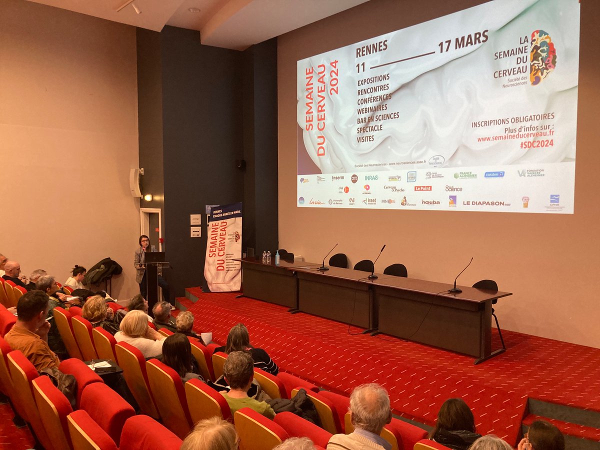 SemCerveau35's tweet photo. Le Dr @Manon_Auffret clôture la conférence inaugurale #Parkinson avec un focus sur les soins palliatifs et leurs intérêts dans la maladie. 
#SDC2024 https://t.co/ihee9iwkRl