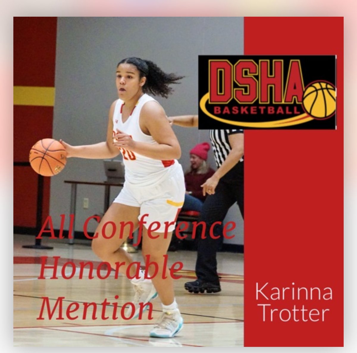 DSHABasketball (@dshabasketball) on Twitter photo Congratulations to Junior <a href="/KarinnaTrotter/">Karinna Trotter</a> for being selected GMC All Conference Honorable Mention Congratulations to Junior <a href="/KarinnaTrotter/">Karinna Trotter</a> for being selected GMC All Conference Honorable Mention